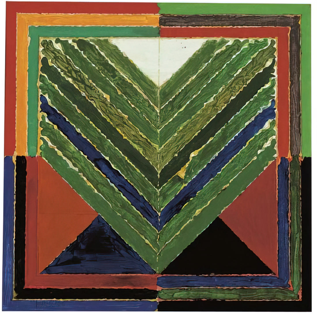 S.H. Raza Acrylic Print: A Modernist Masterpiece for Your Collection - L'Arbre - Abstract Art by S. H. Raza