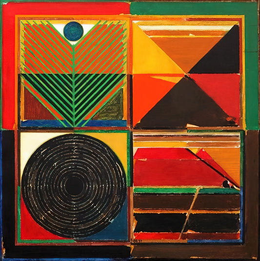 S.H. Raza Art: The Spiritual Geometry of India's Modern Master - Ankuran - 1987 by S. H. Raza