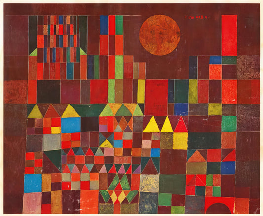 SFMOMA Paul Klee: A Curator's Guide to the Museum's Pioneering Collection - CASTLE AND SUN 1928 by Paul Klee