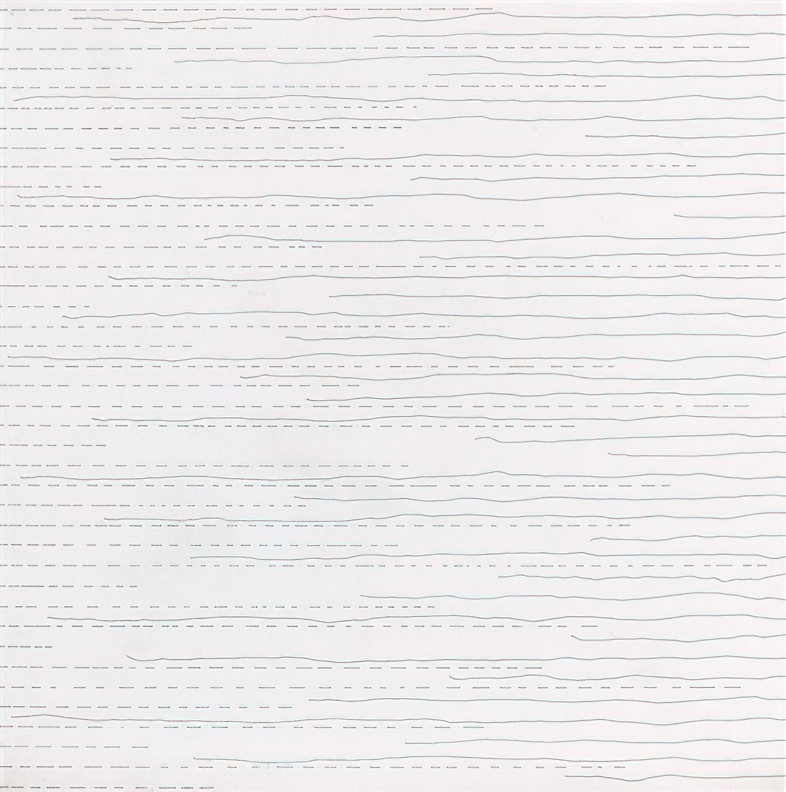 SFMOMA Sol LeWitt: Exploring the Conceptual Artist's Legacy at San Francisco's Modern Art Museum - Alternate Not-Straight Lines From the Right Side and Broken Lines From the Left Side of Random Length by Sol LeWitt