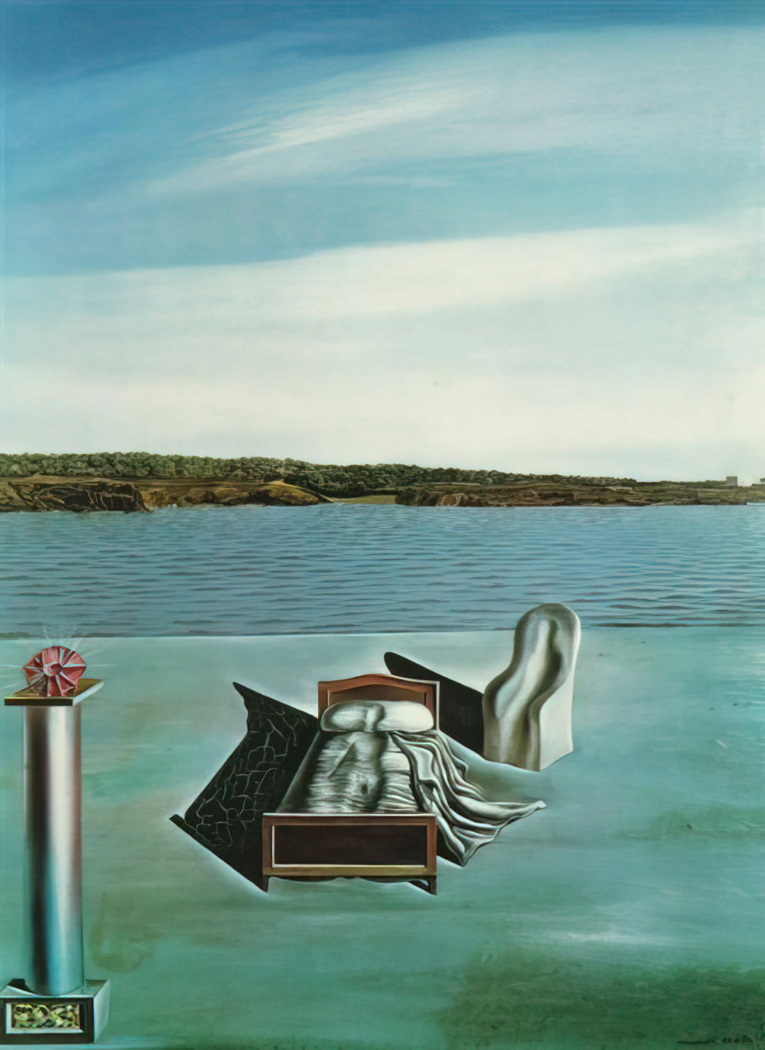 Salvador Dalí 1936: The Year of Metamorphosis, Paranoia, and the Birth of a Masterpiece - SURREALIST COMPOSITION WITH INVISIBLE FIGURES by Salvador Dali