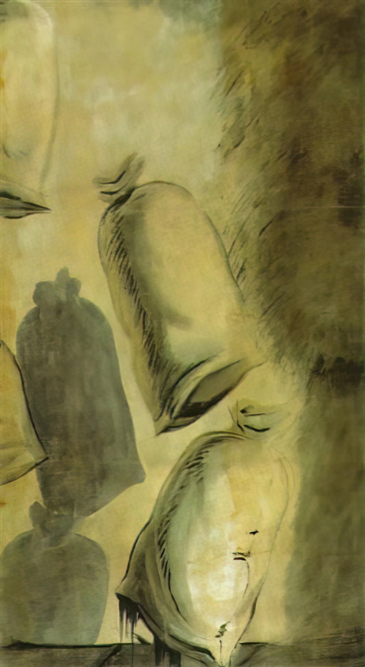 Salvador Dalí Artist Research: A Deep Dive into the Surrealist Master's Life, Art, and Legacy - SET DESIGN FOR THE BALLET LOS SACOS DEL MOLINERO 1 by Salvador Dali