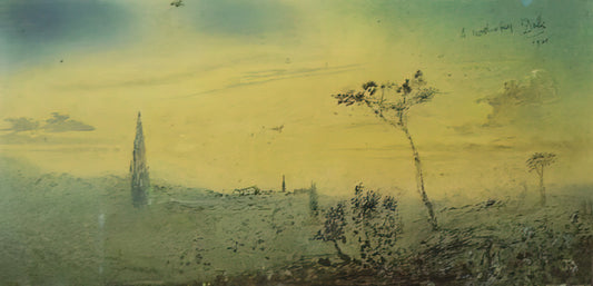Salvador Dalí Castle: The Surrealist's Fortress of Dreams and Symbolism - LANDSCAPE 1 by Salvador Dali