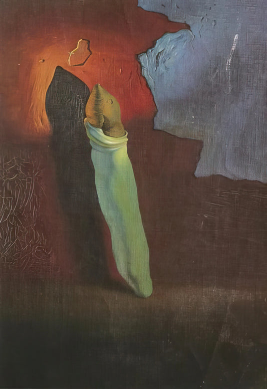 Salvador Dalí Early Paintings: The Formative Years of a Surrealist Master - ANTHROPOMORPHIC BREAD 1 by Salvador Dali