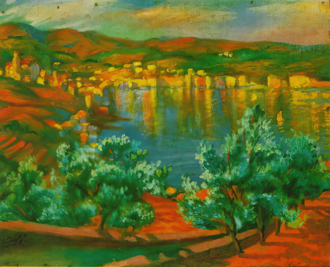 Salvador Dalí Framed Prints: Curating Surrealist Masterpieces for Your Collection - FESTIVAL OF ST LUCIA AT VILLAMALLA by Salvador Dali