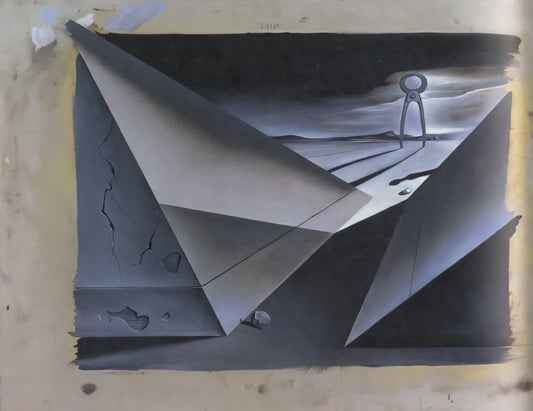 Salvador Dalí Posters for Sale: A Curator's Guide to Collecting Surrealist Art - DESIGN FOR THE FILM SPELLBOUND 2 by Salvador Dali
