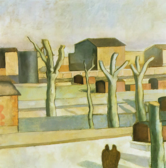 Salvador Dalí Woodblock Prints: Surrealist Masterpieces in a Traditional Medium - THE STATION AT FIGUERAS by Salvador Dali