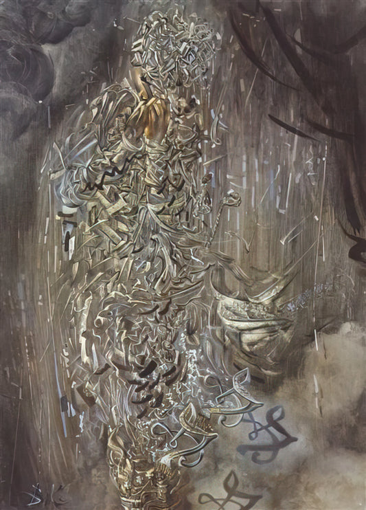Salvador Dalí: The Master of Surrealism and His Enduring Artistic Legacy - SAINT SURROUNDED BY THREE PI MESONS by Salvador Dali
