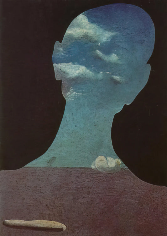 Salvador Dalí's Divine Comedy Prints: Surrealist Visions of Dante's Masterpiece - MAN WITH HIS HEAD FULL OF CLOUDS by Salvador Dali