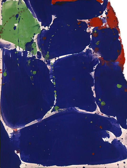 Sam Francis Artwork: A Journey Through Color, Space, and the Abstract Sublime - Untitled  SF55-003  by Sam Francis