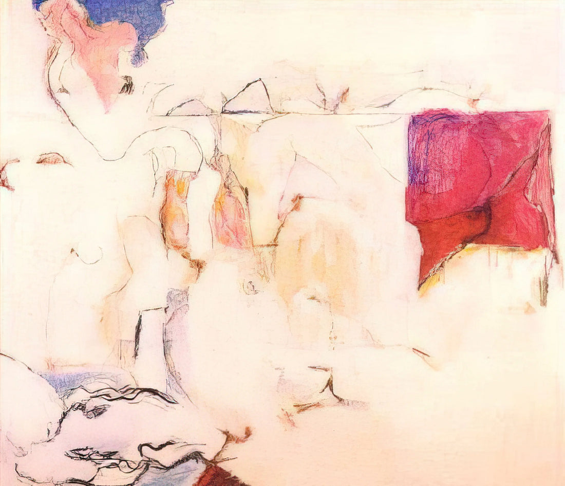 Sarah Menez: The Abstract Visionary Who Redefined Portuguese Modernism - Untitled - Lyrical Abstraction by Menez