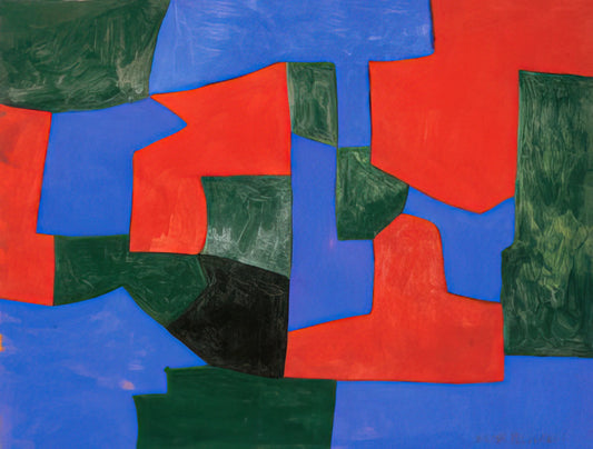 Serge Poliakoff: The Master of Lyrical Abstraction and Color Harmony - Composition abstraite - 1959 by Serge Poliakoff