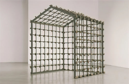 Sigmar Polke at MoMA: A Definitive Guide to the Artist's Radical Legacy and Where to Find Museum-Quality Prints - POTATO HOUSE KARTOFFELHAUS 1967 by Sigmar Polke