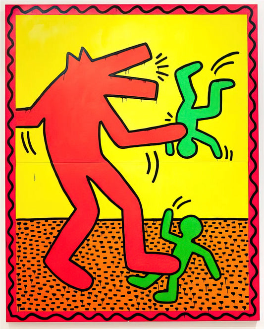 Signed Keith Haring Print: A Collector's Guide to Authenticity, Value, and Legacy - UNTITLED 1982 1 by Keith Haring