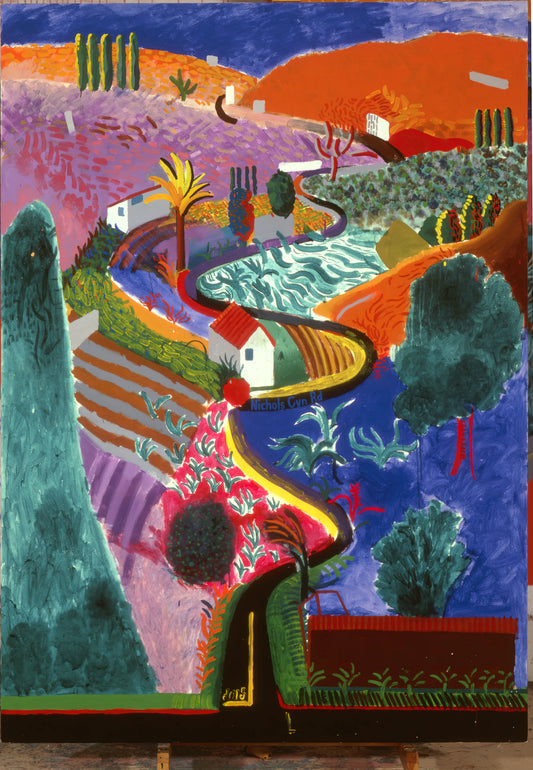 Sir David Hockney: The Pop Art Pioneer Who Redefined Color and Perspective - David Hockney by David Hockney