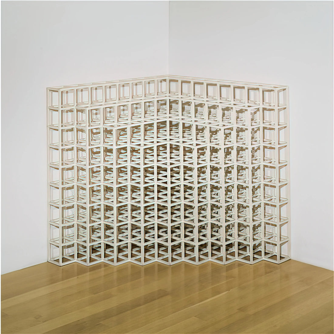Sol LeWitt Brushed Aluminum Print: The Ultimate Guide to Wall Art Innovation - Corner Piece No. 2 by Sol LeWitt
