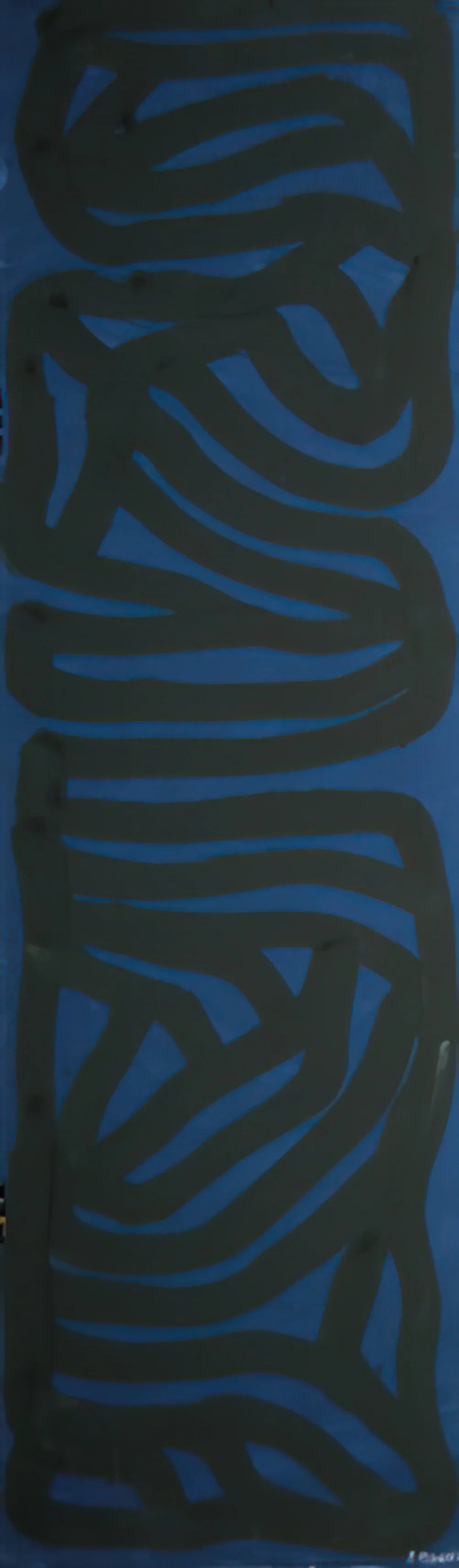 Sol LeWitt Sculpture: The Conceptual Pioneer Who Redefined Art - Blue Vertical by Sol LeWitt