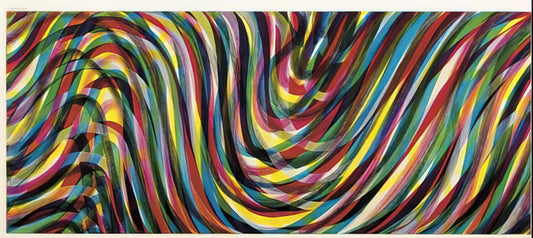 Sol LeWitt Structures: The Conceptual Art Revolution in Form and Idea - Horizontal Wavy Lines by Sol LeWitt
