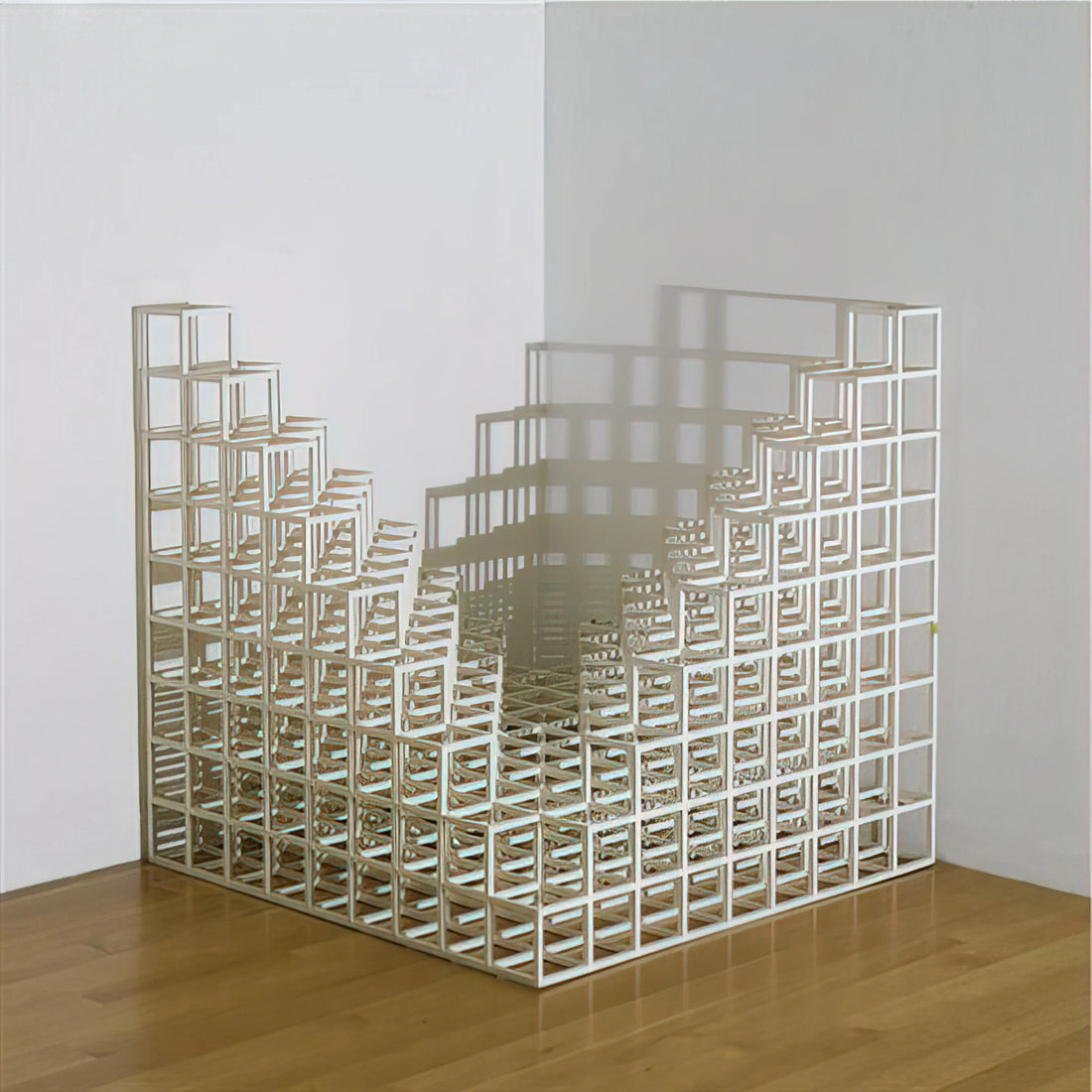 Sol LeWitt Wall Drawings for Sale: A Collector's Guide to Conceptual Art - Title Corner piece #4 by Sol LeWitt