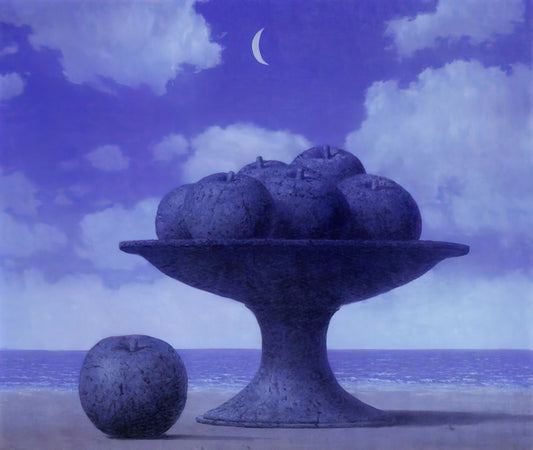 Son of Man Canvas: Decoding René Magritte's Iconic Surrealist Masterpiece - THE GREAT TABLE by Rene Magritte
