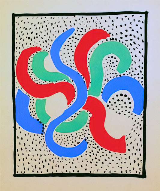 Sonia Delaunay at MoMA: A Landmark Exhibition of Modernist Innovation - COMPOSITION 28 by Sonia Delaunay