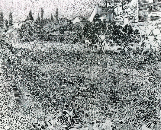 Starry Night Full Painting: An In-Depth Analysis of Van Gogh's Masterpiece - Garden with Flowers by Vincent van Gogh