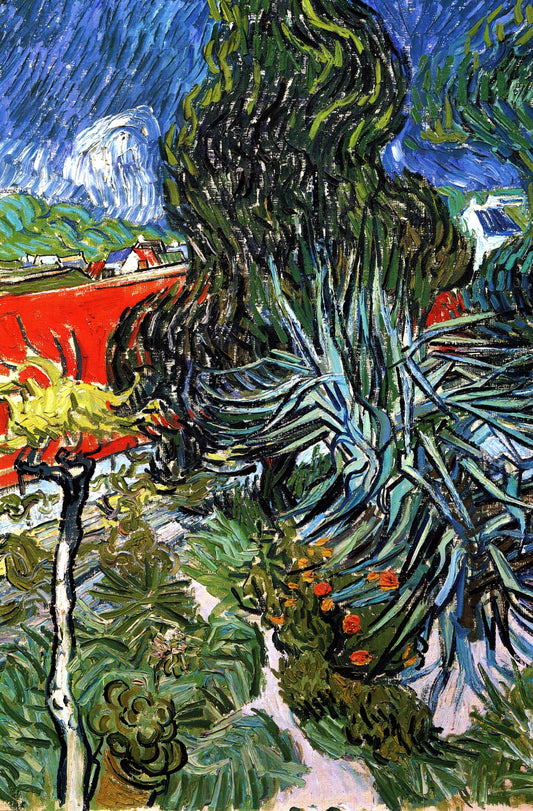 Starry Night Over the Rhône at Musée d'Orsay: Van Gogh's Celestial Masterpiece - The Garden of Doctor Gachet at Auvers-sur-Oise by Vincent van Gogh