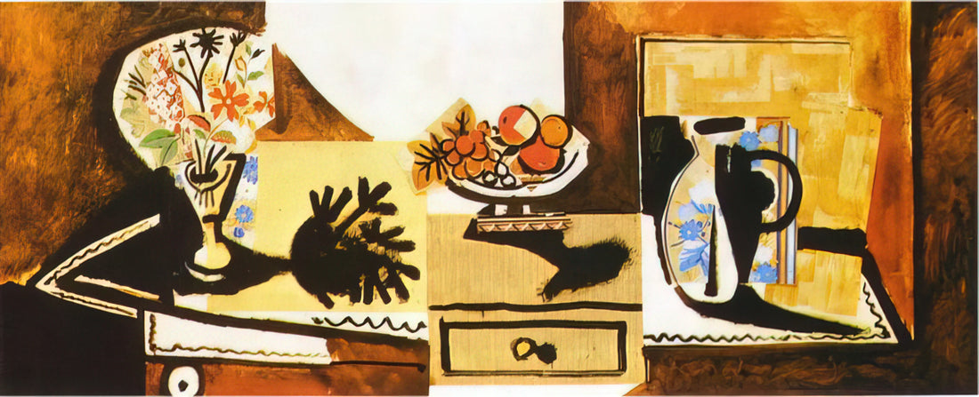 Stein Picasso: The Revolutionary Portrait That Redefined Modern Art - Still life on the dresser by Pablo Picasso