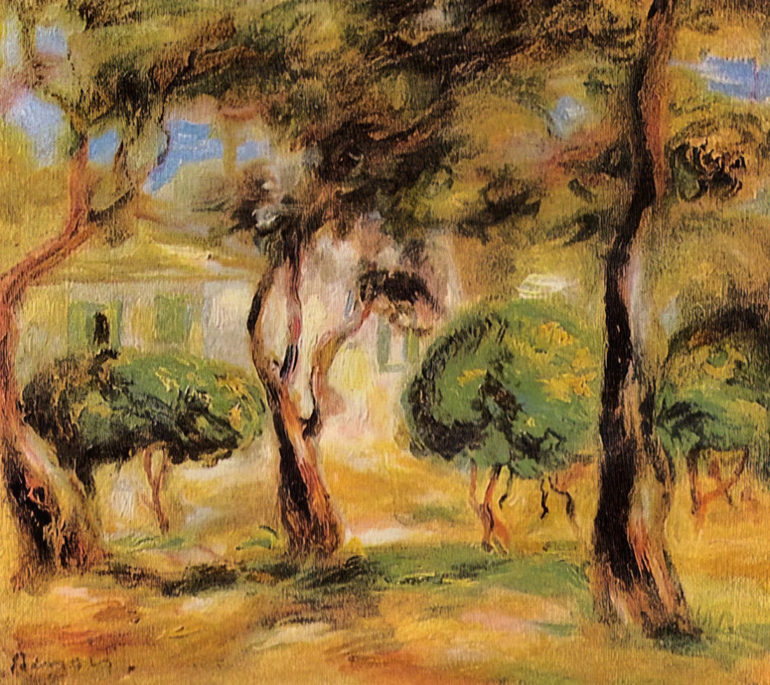 Summer Renoir: The Luminous Master of Light, Leisure, and Impressionist Joy - The Garden Collettes by Pierre-Auguste Renoir