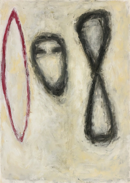 Susan Rothenberg Prints: A Collector's Guide to Her Iconic Figurative Art - TRIPLE FORM 1982 by Susan Rothenberg