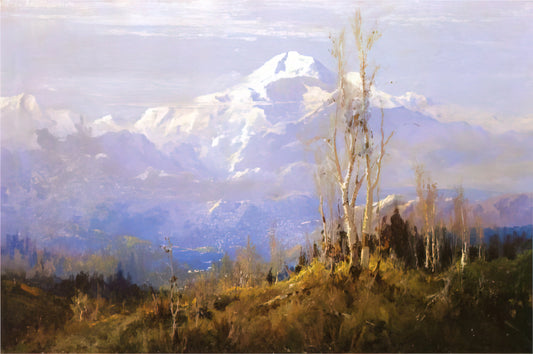 Sydney Laurence Canvas: The Definitive Guide to Alaska's Premier Landscape Artist - Mount McKinley - Romanticism by Sydney Laurence