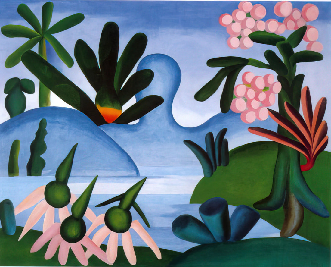 Tarsila do Amaral Acrylic Print: A Modernist Icon in Contemporary Display - The Lake by Tarsila do Amaral