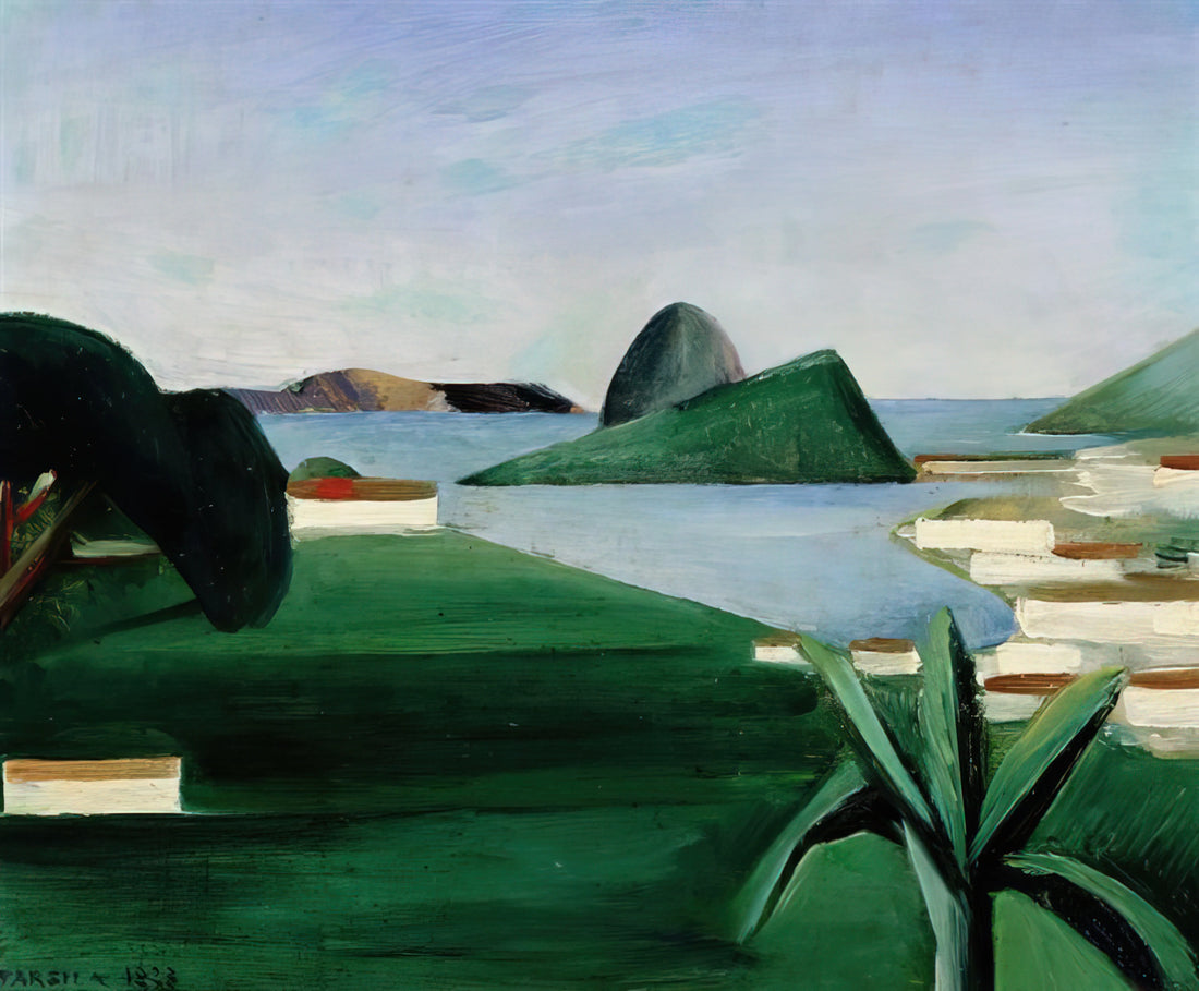 Tarsila do Amaral Paintings for Sale: A Collector's Guide to Brazil's Modernist Icon - Rio de Janeiro by Tarsila do Amaral