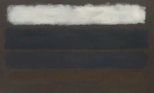 Tate Rothko Print: A Collector's Guide to Museum-Quality Art Reproductions - No. 14 Horizontals, White over Darks - 1961 by Mark Rothko