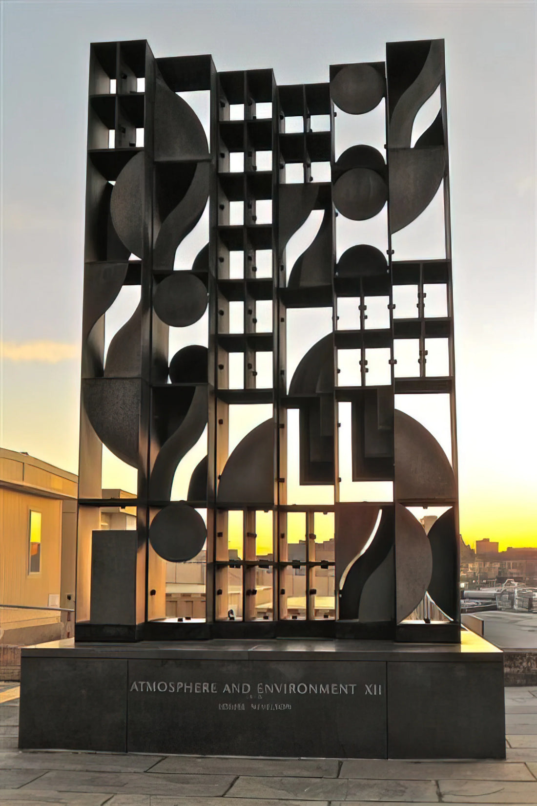 The Architectural Poetry of Louise Nevelson: Decoding Her Monumental Assemblage Style - ATMOSHERE AND ENVIRONMENT XII 1970 by Louise Nevelson