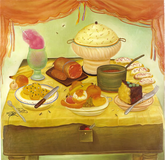 The Art of Fernando Botero: Exploring the Monumental World of Colombia's Master Painter - STILL LIFE by Fernando Botero
