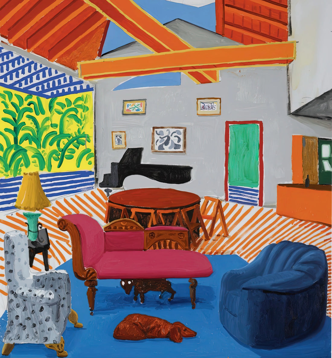 The Artistic Dialogue: Celia Birtwell by David Hockney - David Hockney by David Hockney