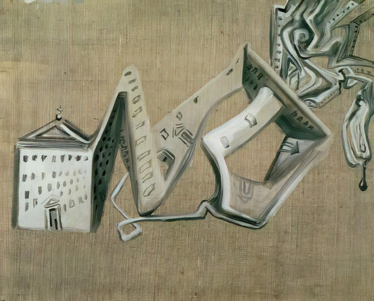 The Collector's Guide to Signed Salvador Dalí Lithographs: Authenticity, Value, and Artistic Legacy - ARCHITECTURAL CONTORTION OF EL ESCORIAL by Salvador Dali