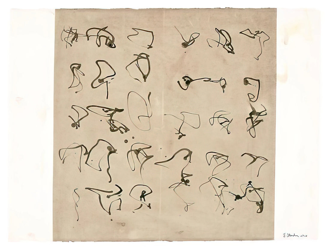 The Enduring Abstraction of Brice Marden: A Master of Line and Light - Forgery - 2008 by Brice Marden