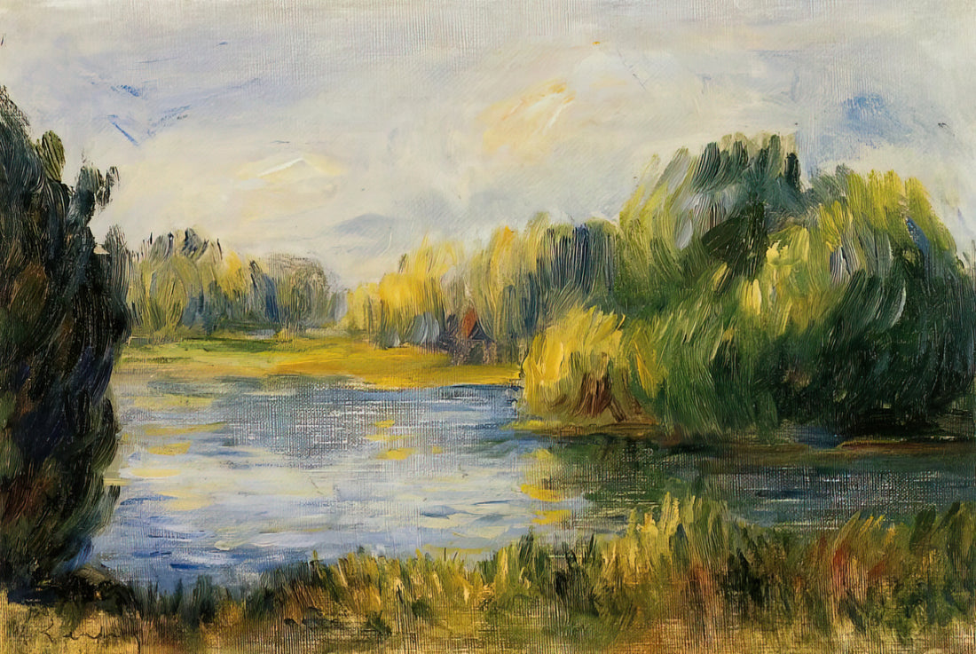 The Enduring Appeal of the Bather: Renoir's Vision of Feminine Grace - The Banks of the River by Pierre-Auguste Renoir