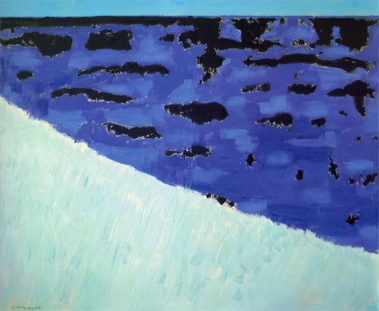 The Enduring Appeal of the Milton Avery Portrait: A Master of Quiet Modernism - Sea Grasses and Blue Sea - 1958 by Milton Avery