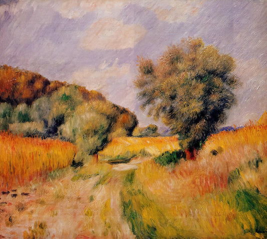 The Enduring Influence of Gabrielle and Jean Renoir on Art and Cinema - Fields of Wheat by Pierre-Auguste Renoir