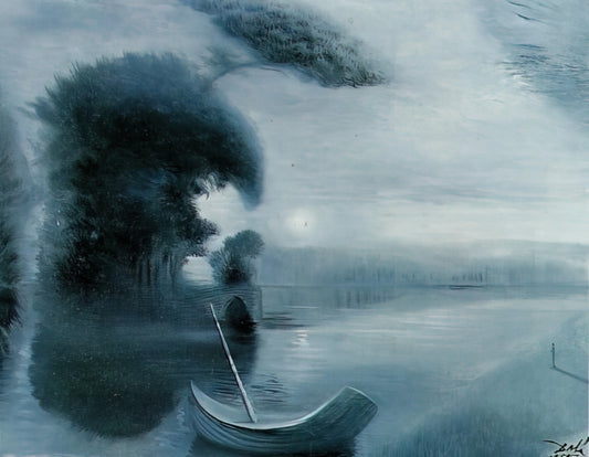The Enduring Legacy of Salvador Dalí Works: A Deep Dive into His Surreal Masterpieces - METAMORPHOSIS OF HITLER S FACE INTO A MOONLIT LANDSCAPE WITH ACCOMPANIMENT by Salvador Dali