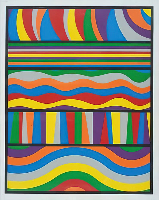 The Enduring Legacy of Sol LeWitt: A Pioneer of Conceptual Art - Linear Composition by Sol LeWitt