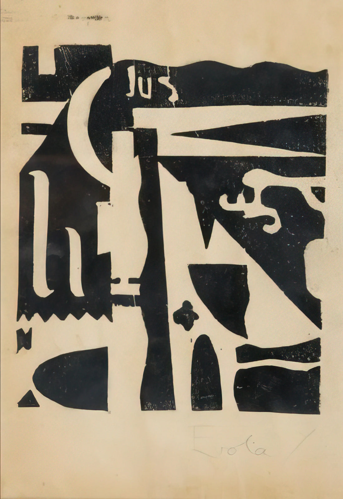 The Enduring Philosophy: Why Artists and Thinkers Still Revolt Against the Modern World - Xilografia - 1919 by Julius Evola