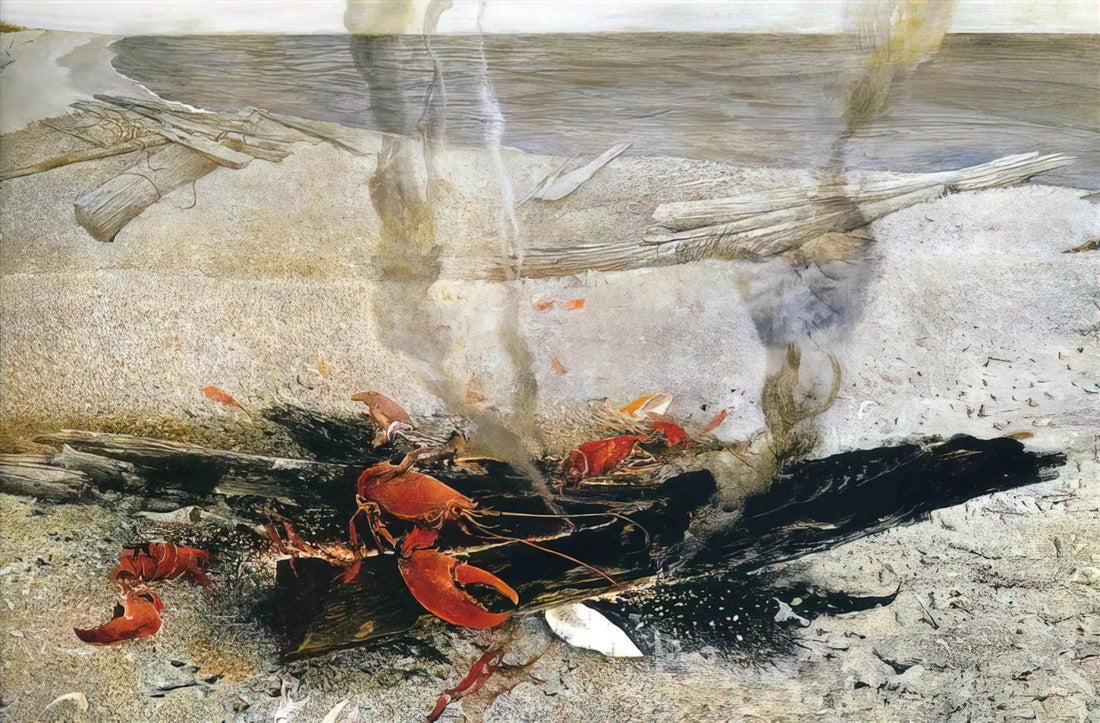 The Enigmatic Legacy of Helga and Wyeth: A Deep Dive into Andrew Wyeth's Secret Muse - EMBERS 2000 by Andrew Wyeth