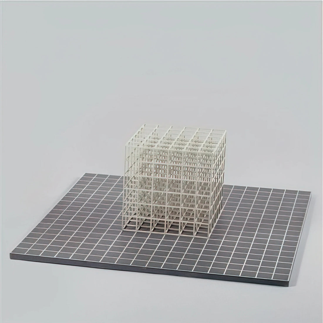 The Indispensable Guide: Exploring the Sol LeWitt Wall Drawings Catalogue Raisonné - Modular cube. Base by Sol LeWitt