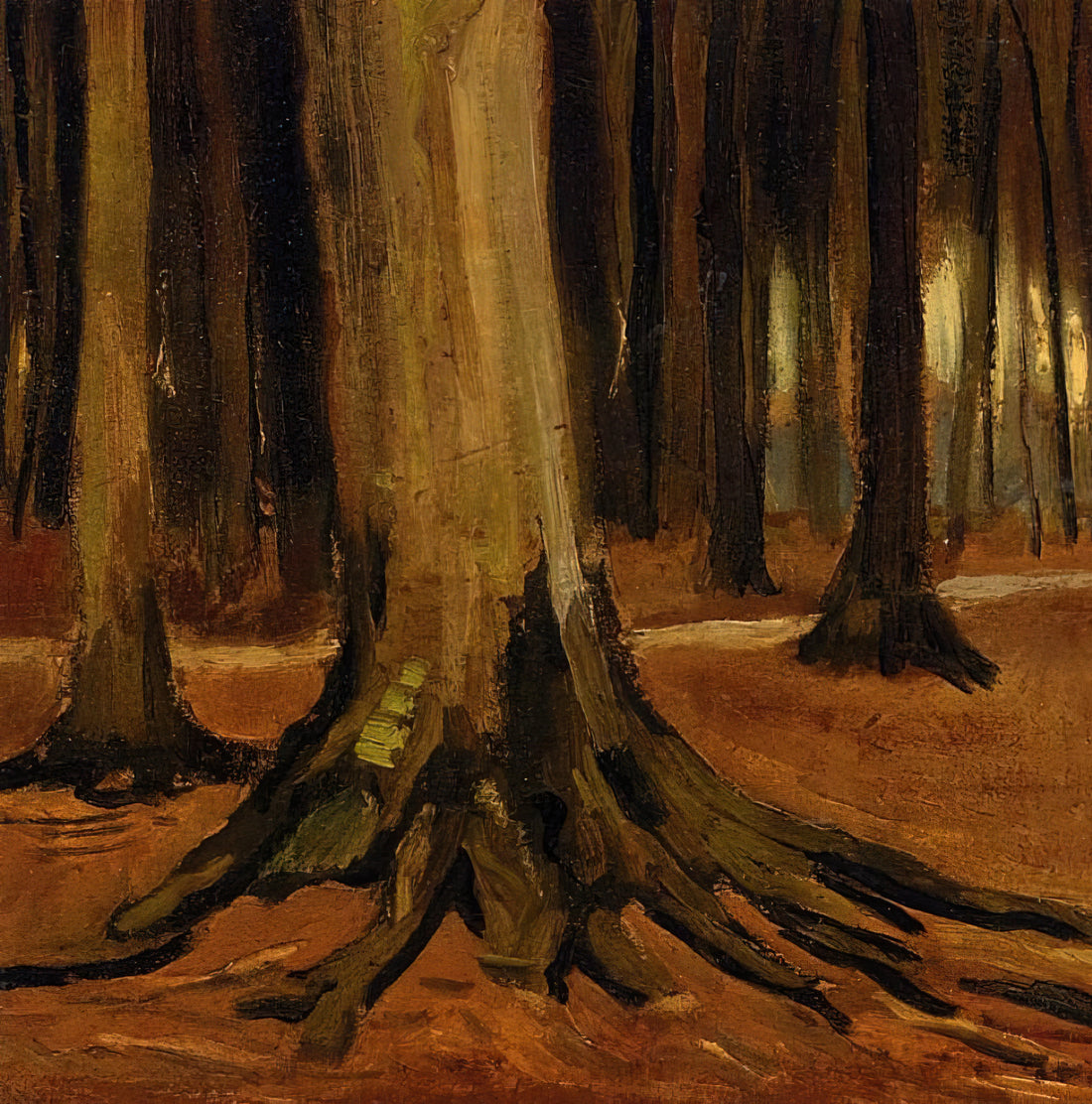 The Legacy of Vincent van Gogh: Van Gogh's Sunflowers and the 1987 Christie’s Sale that Redefined the Art Market - Girl in the Woods by Vincent van Gogh
