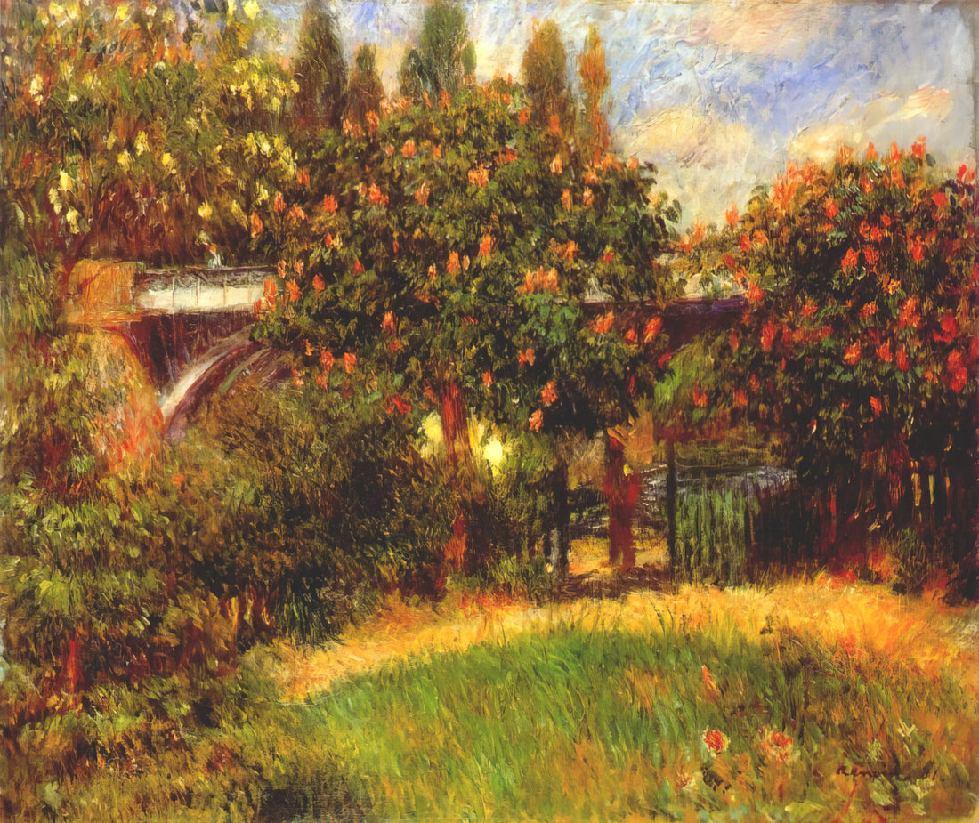 The Most Expensive Renoir Painting: A Collector's Guide to Market Value and Artistic Legacy - Railway Bridge at Chatou by Pierre-Auguste Renoir