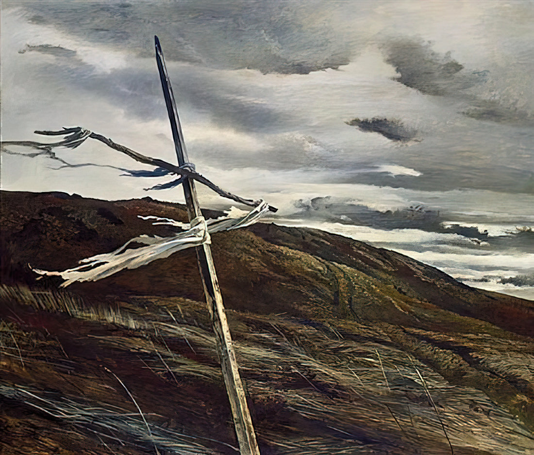 The Mrs. Andrew Wyeth Collection: A Curated Exploration of Betsy James Wyeth's Artistic Legacy - DODGES RIDGE 1947 by Andrew Wyeth